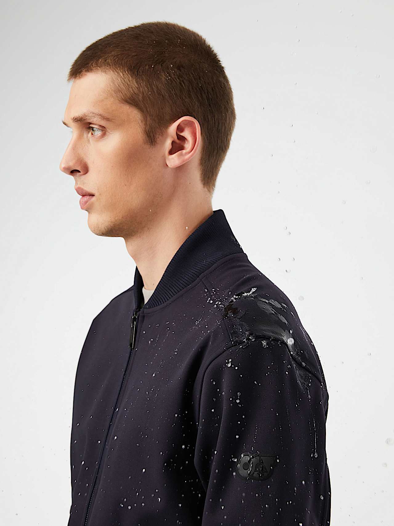 AlphaTauri | SROTA V2.Y7.01 | Cazadora bomber de Taurobran® impermeable in Azul Marino for Hombre