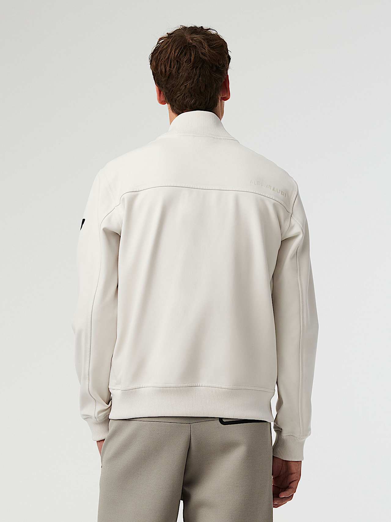 AlphaTauri | SROTA V2.Y7.01 | Cazadora bomber de Taurobran® impermeable in Color Hueso for Hombre