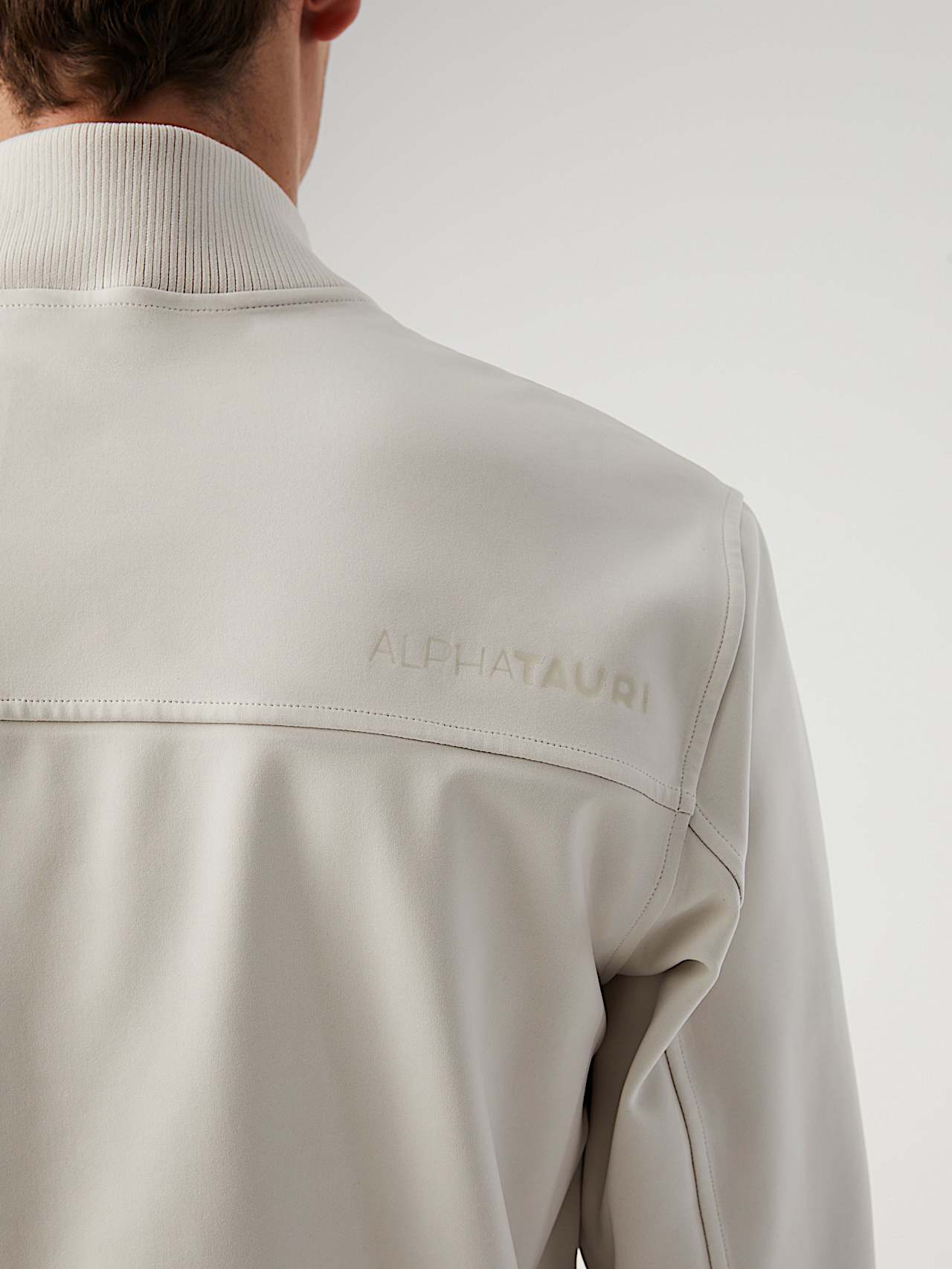 AlphaTauri | SROTA V2.Y7.01 | Cazadora bomber de Taurobran® impermeable in Color Hueso for Hombre