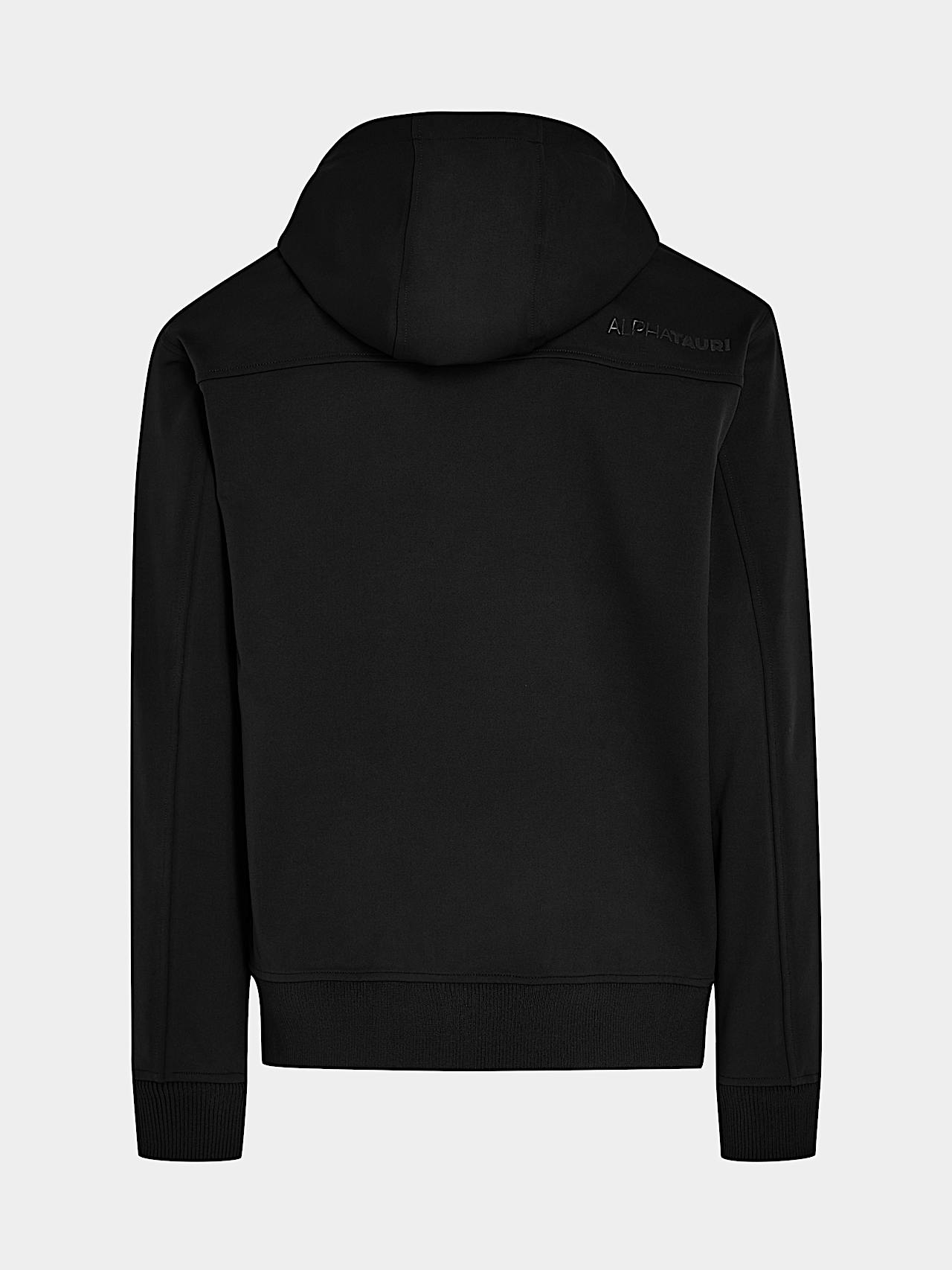 AlphaTauri | SROTE V1.Y7.01 | Waterproof Taurobran® Hooded Jacket in Black for Men