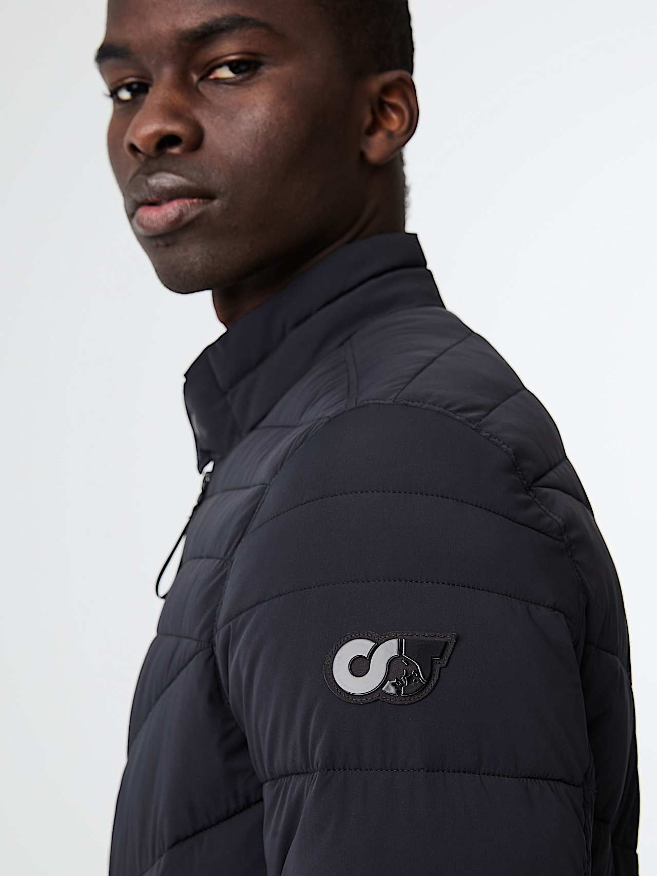 AlphaTauri | OLAT V1.Y8.02 | Lightweight Padded PrimaLoft® Jacket in Black for Men