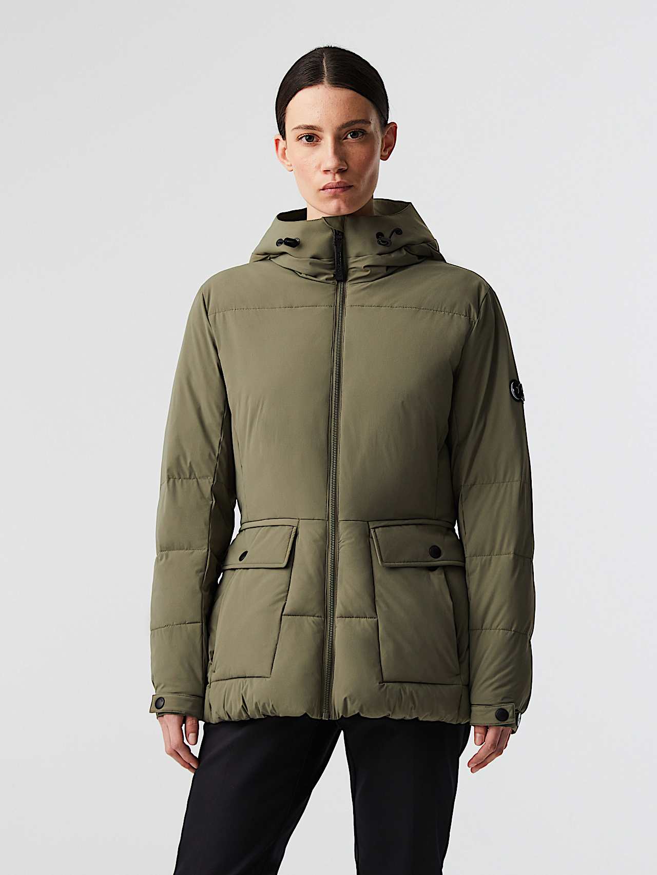 AlphaTauri | OLAS V1.Y8.02 | Chaqueta PrimaLoft® acolchada y ligera in Oliva for Mujer