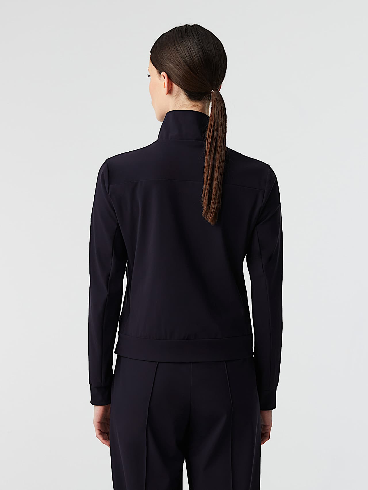 AlphaTauri | JEUTA V1.Y8.02 | Jacke aus Power Stretch Jersey mit wattierter Vorderseite in Navy für Damen