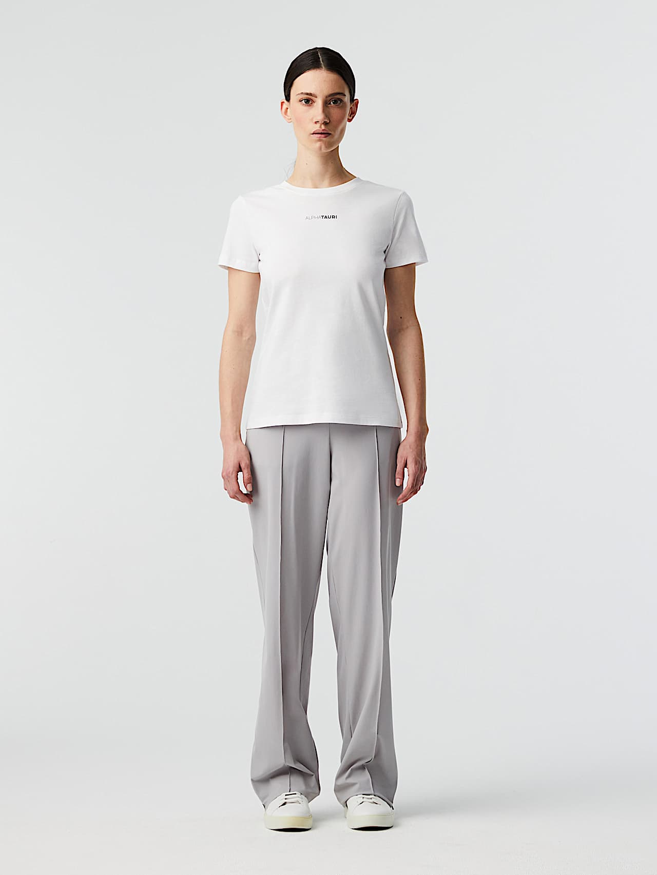 AlphaTauri | JERU V4.Y8.02 | T-shirt en coton à logo signature in Blanc for Femme