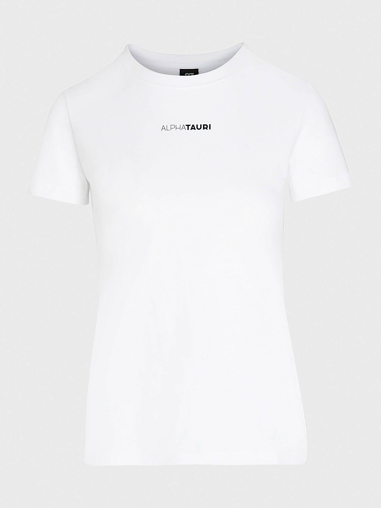 AlphaTauri | JERU V4.Y8.02 | Baumwoll-T-Shirt mit charakteristischem Logo in Weiß für Damen