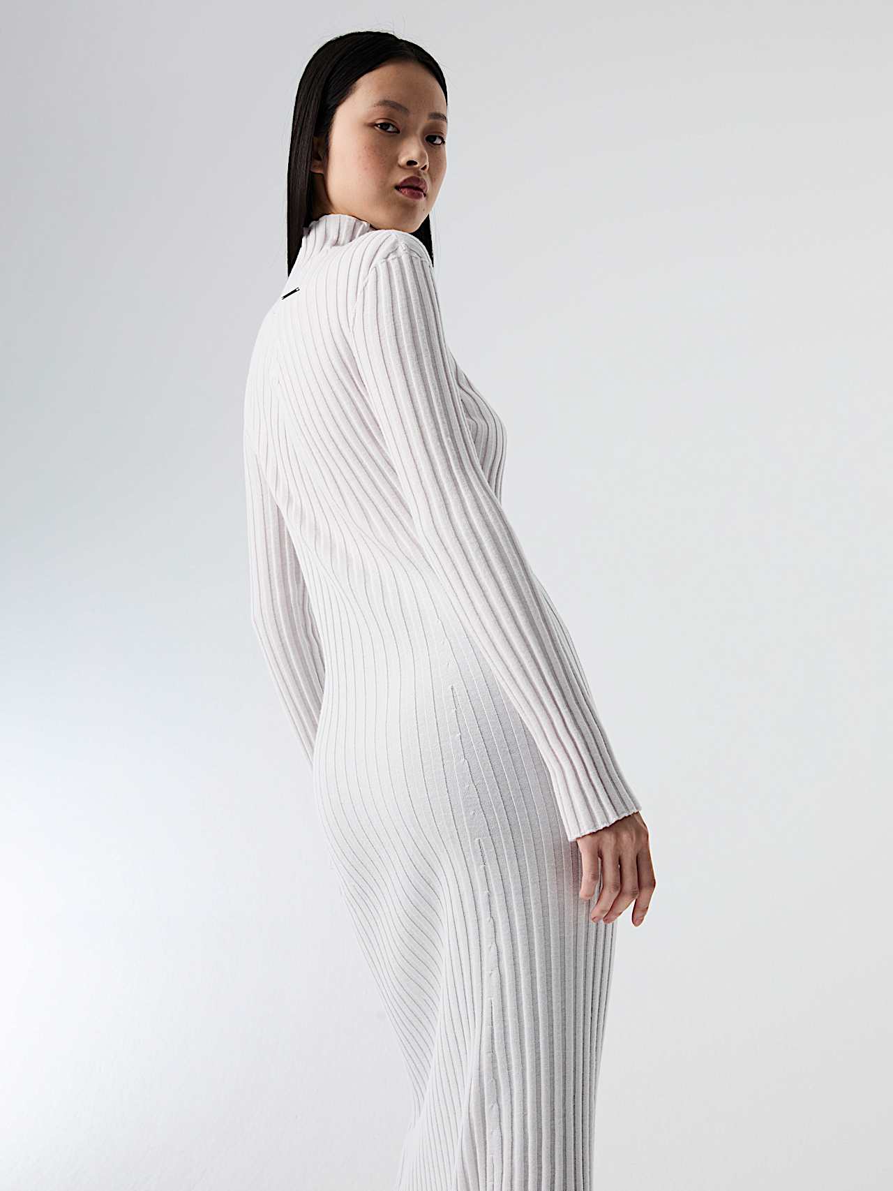 AlphaTauri | FOLAS V1.Y8.02 | Abito in maglia 3D senza cuciture in Bianco for Donna