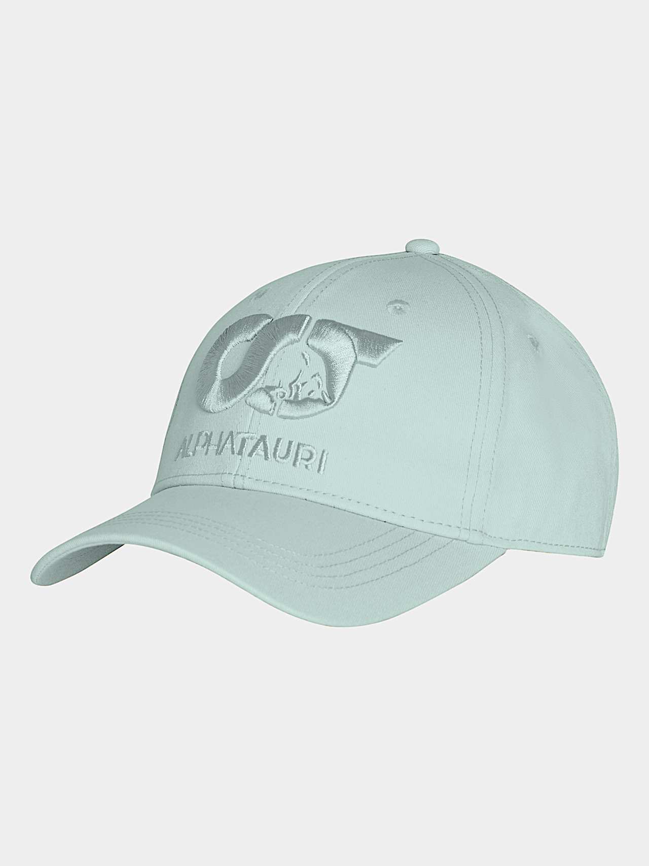 AlphaTauri | AVISI V3.Y7.01  | Signature-Cap mit abgerundetem Schirm in Dunkles Mintgrün für Unisex