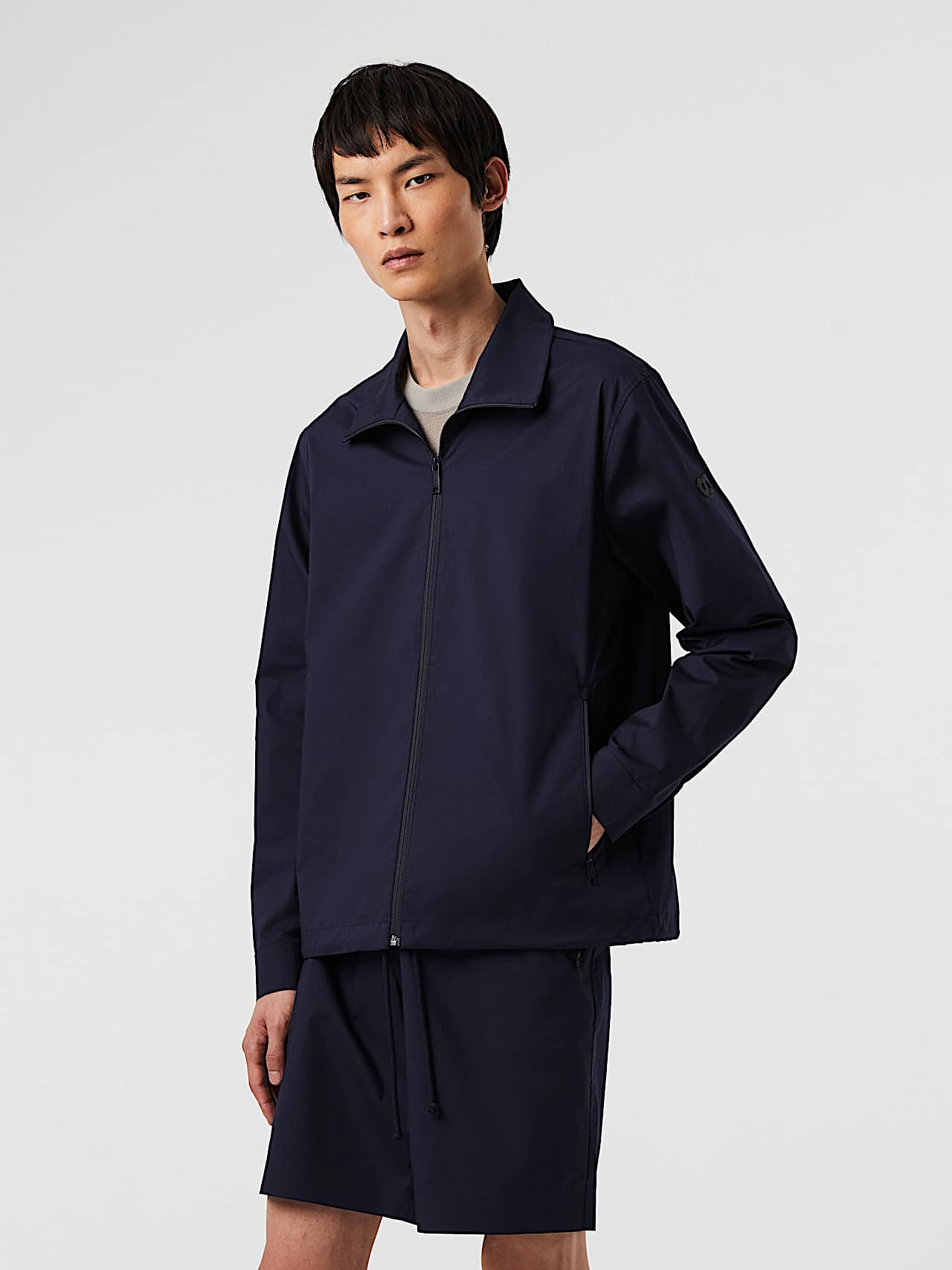 AlphaTauri | WLAN V1.Y8.01 | Surchemise déperlante in Bleu Marine for Homme