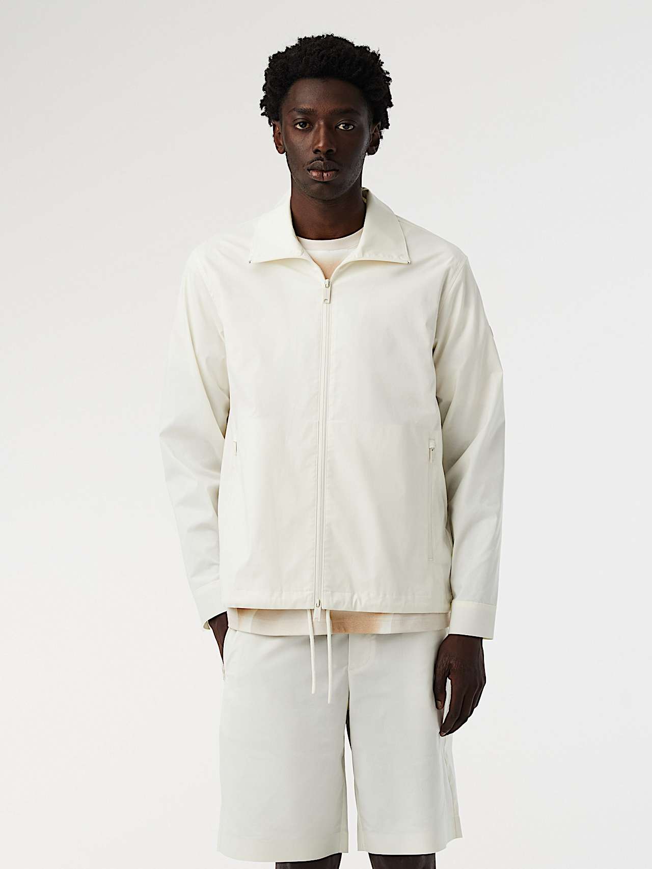 AlphaTauri | WLAN V1.Y8.01 | Water Resistant Overshirt in Ivory for Men