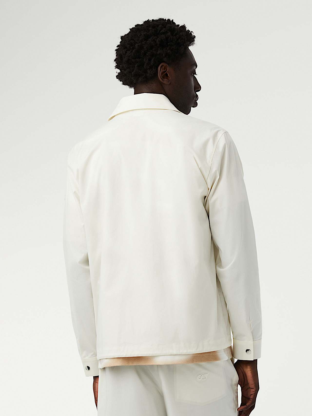 AlphaTauri | WLAN V1.Y8.01 | Water Resistant Overshirt in Ivory for Men
