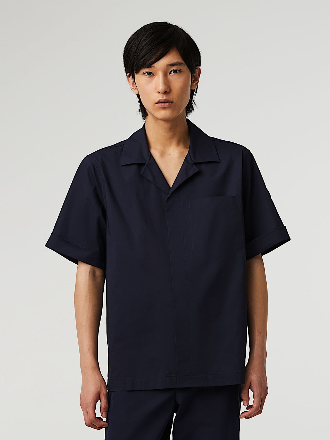 AlphaTauri | WELSH V1.Y8.01 | Camisa de manga corta resistente al agua in Azul Marino for Hombre