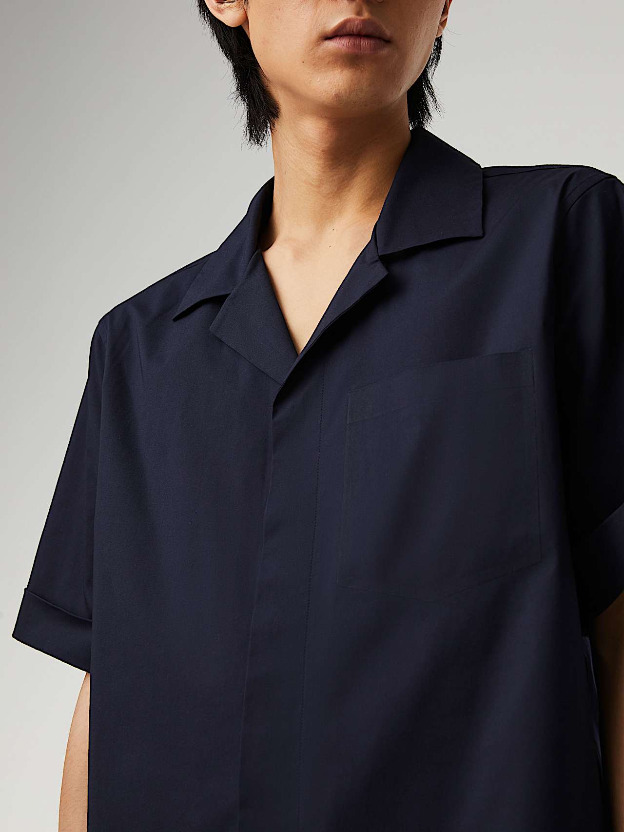 AlphaTauri | WELSH V1.Y8.01 | Camisa de manga corta resistente al agua in Azul Marino for Hombre