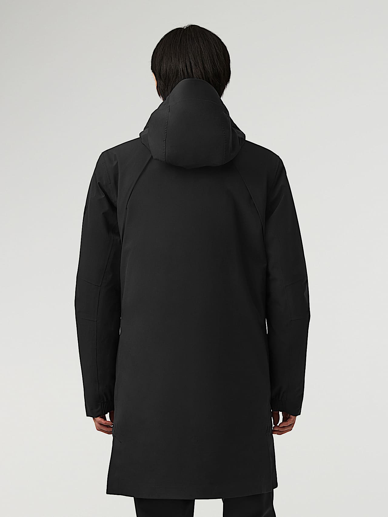 AlphaTauri | KOOV V10.Y7.02 | Parka pliable déperlante emblématique en Taurobran® in Noir for Homme