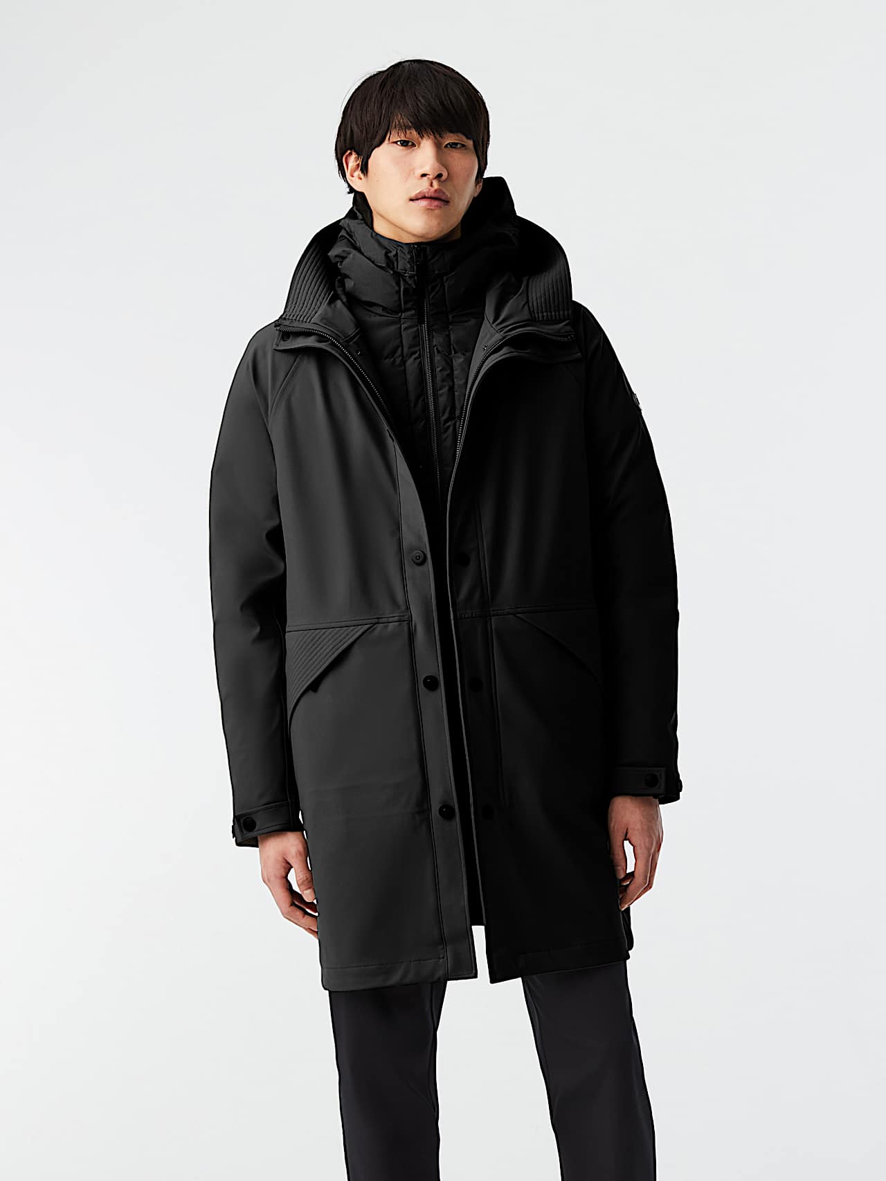 AlphaTauri | OEREN V2.Y8.02 | 3-in-1-Mantel in Schwarz für Herren