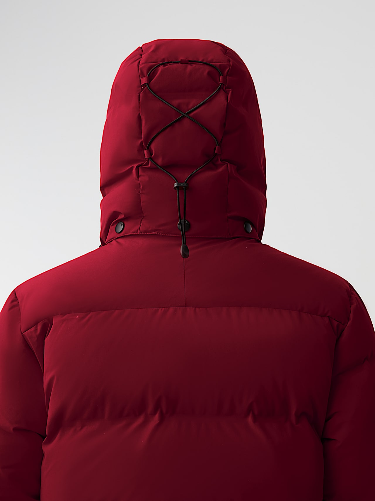 AlphaTauri | ODORU V3.Y8.02 | Padded Down Puffer Jacket in Dark Berry for Men