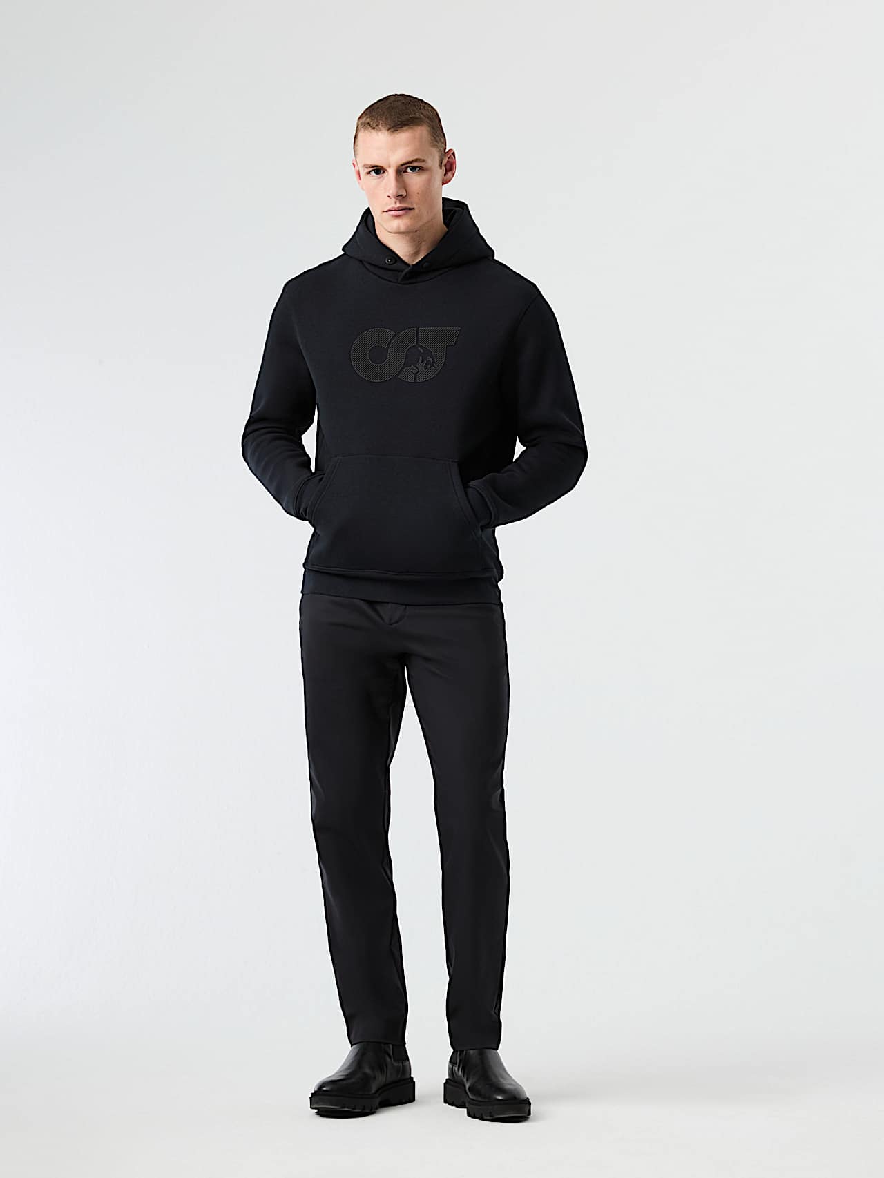 AlphaTauri | SHERO V2.Y8.02 | Sudadera con capucha y logotipo de la marca in Negro for Hombre