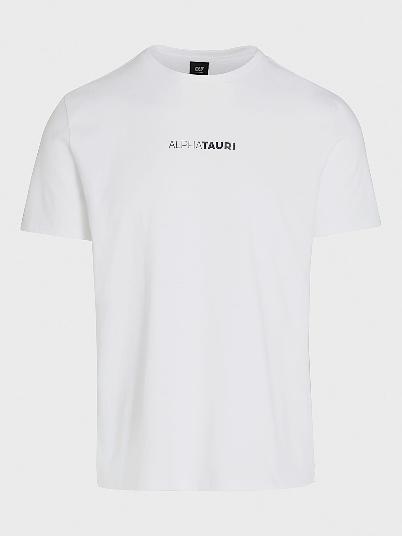 AlphaTauri | JOTTO V1.Y8.02 | Baumwoll-T-Shirt mit charakteristischem Logo in Weiß für Herren
