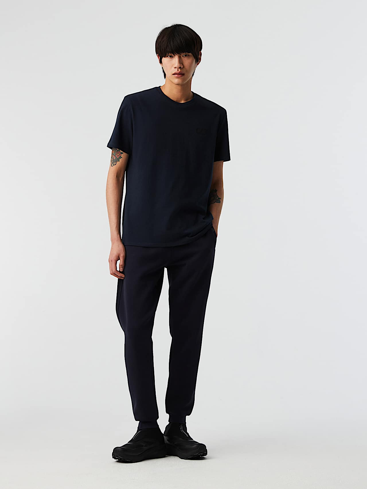 AlphaTauri | PHERO V2.Y8.02 | Signature Logo Sweatpants in Navy for Men