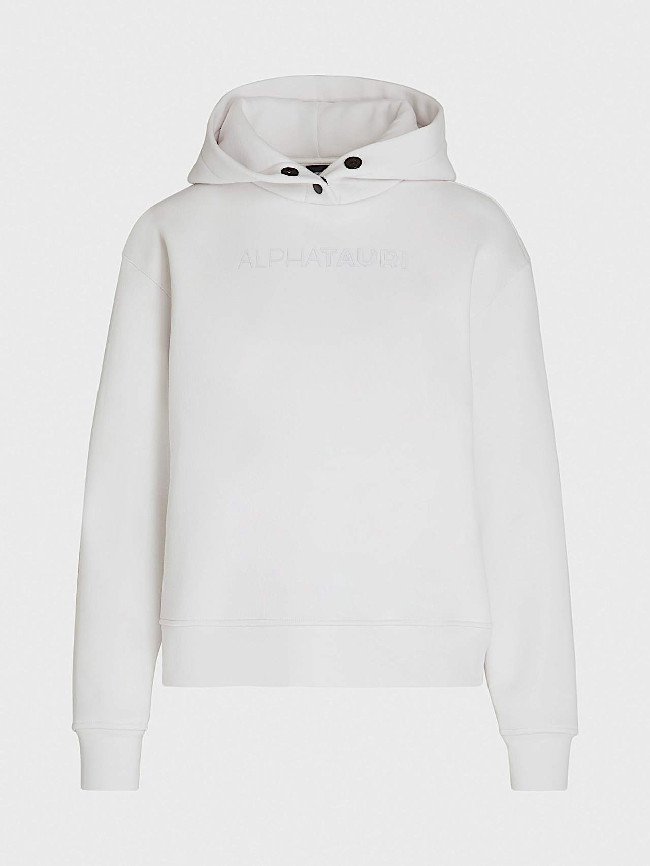 AlphaTauri | SERA V2.Y8.02 | Sweat-shirt à capuche avec logo signature in Blanc Cassé for Femme