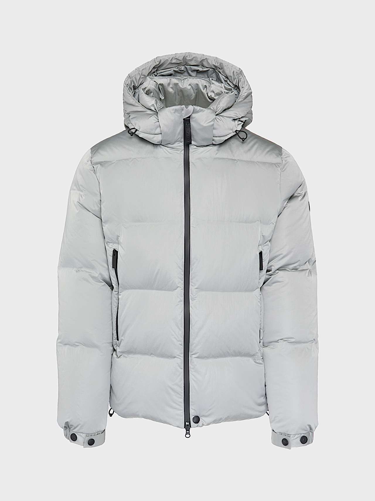 AlphaTauri | OTIS V1.Y9.02 | Padded Down Puffer Jacket in Silver for Men