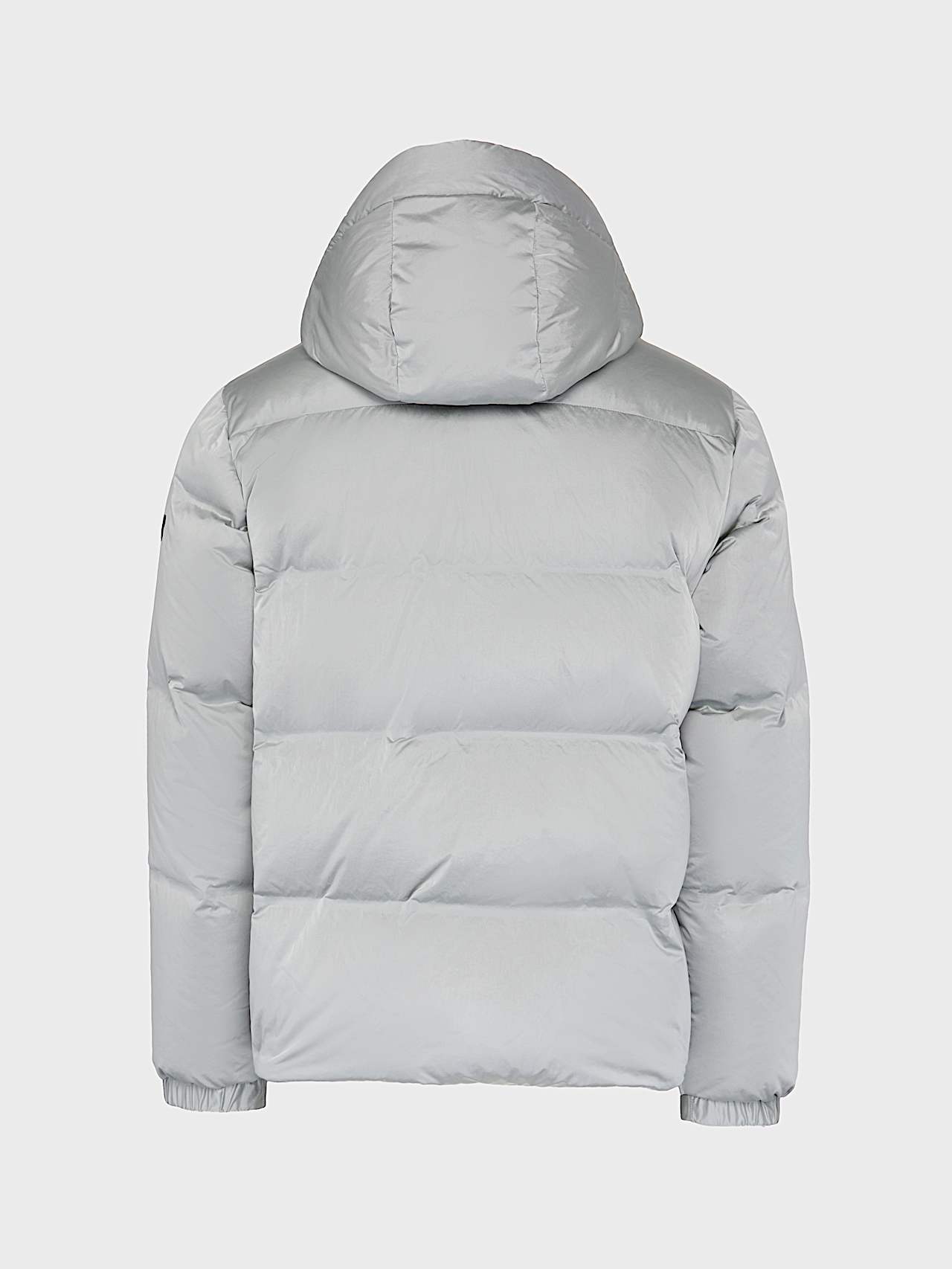 AlphaTauri | OTIS V1.Y9.02 | Gepolsterte Daunen-Steppjacke in Silver für Herren