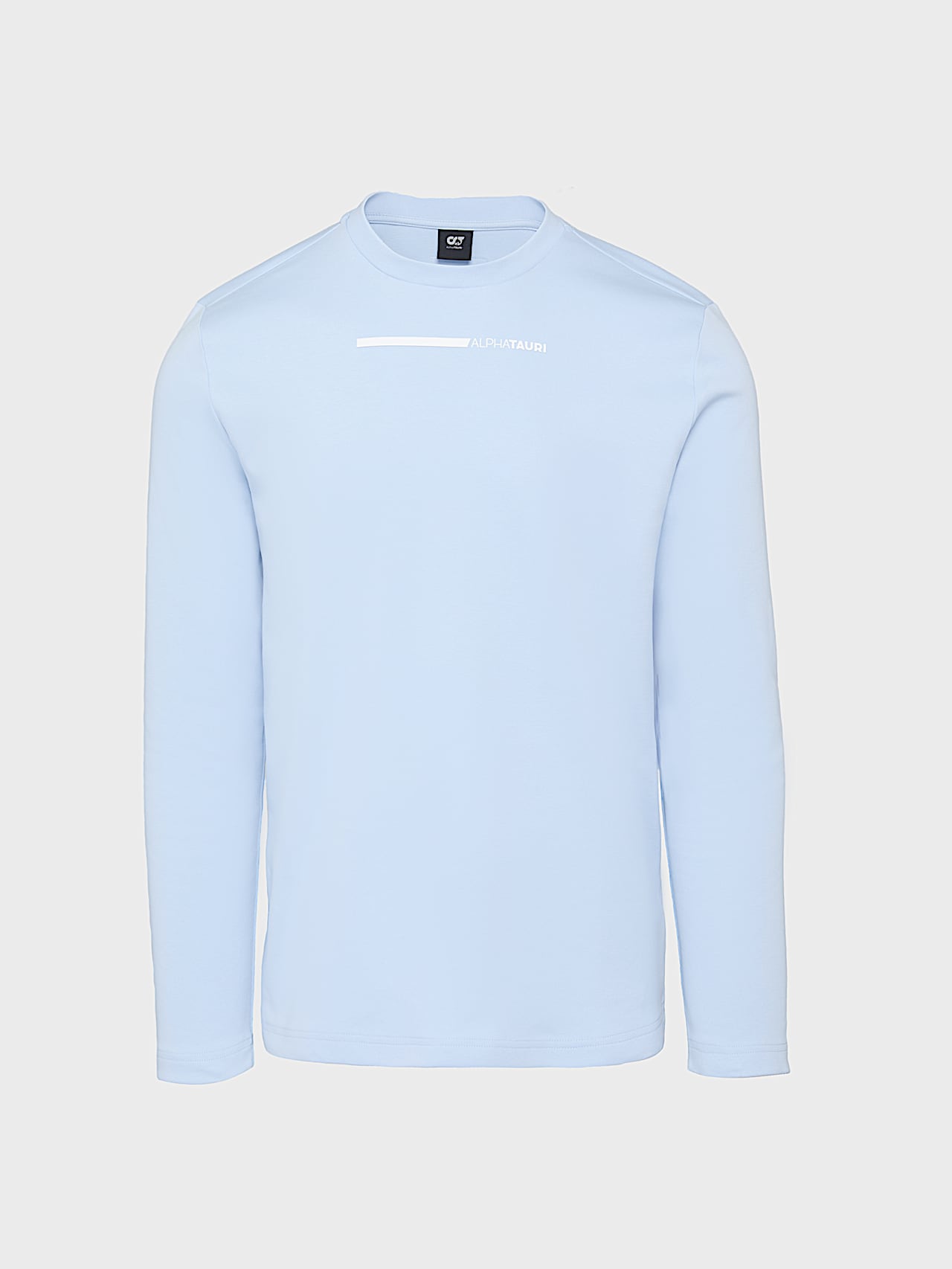 AlphaTauri | STAN V1.Y9.02 | Heavyweight Cotton Logo Longsleeve in Sky Blue for Men