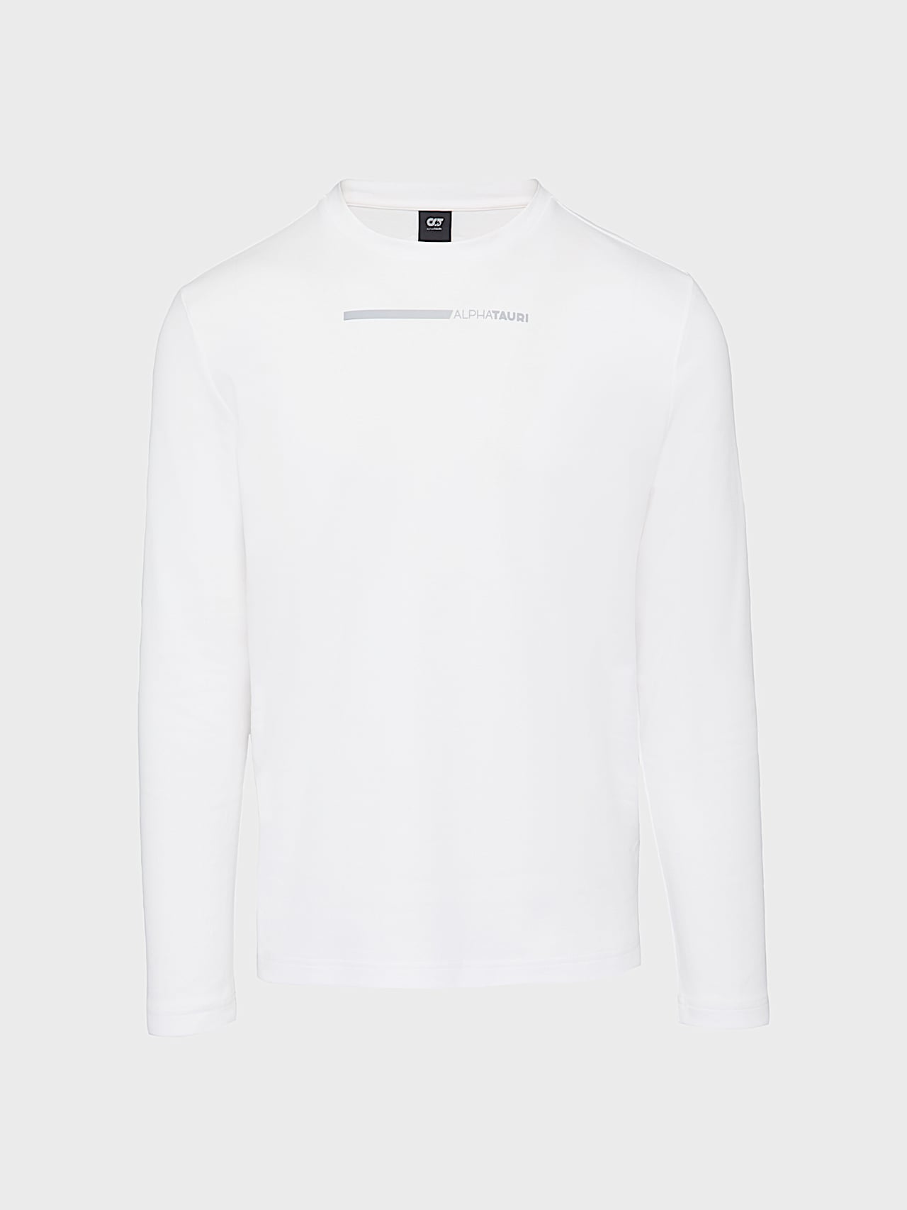 AlphaTauri | STAN V1.Y9.02 | Camiseta de manga larga de algodón grueso con logo in White for Hombre