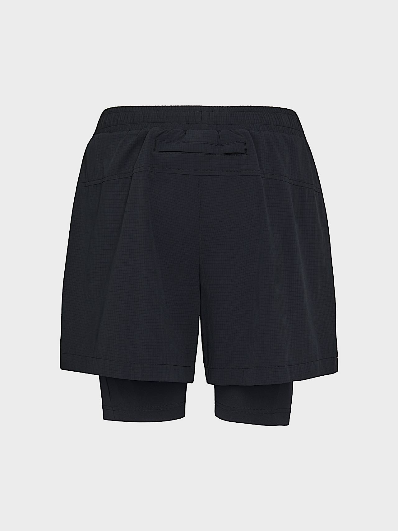 AlphaTauri | PULAN V1.Y9.02 | Short de sport superposé 2 en 1 in Black for Homme