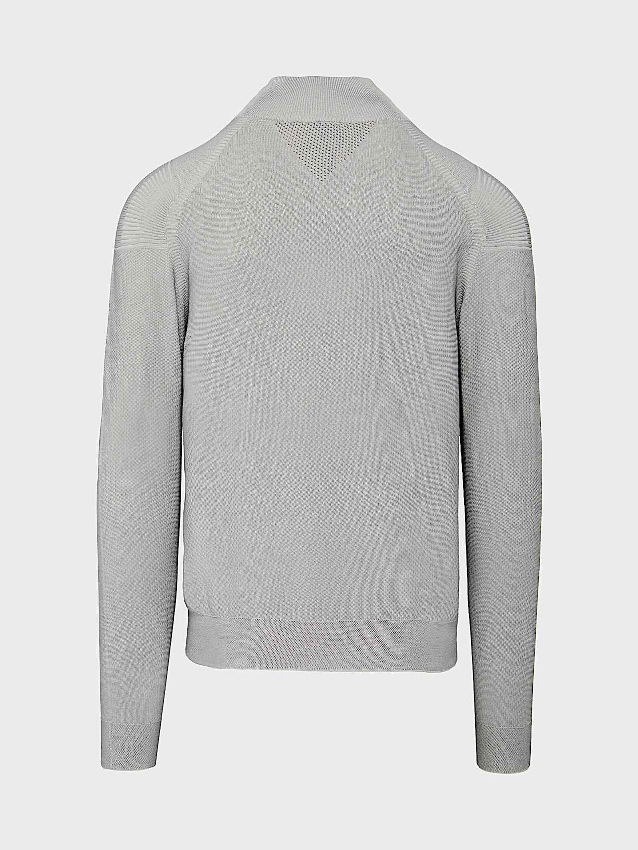 AlphaTauri | FROST V1.Y9.02 | Jersey de punto 3D sin costuras con media cremallera in Neutral Grey for Hombre