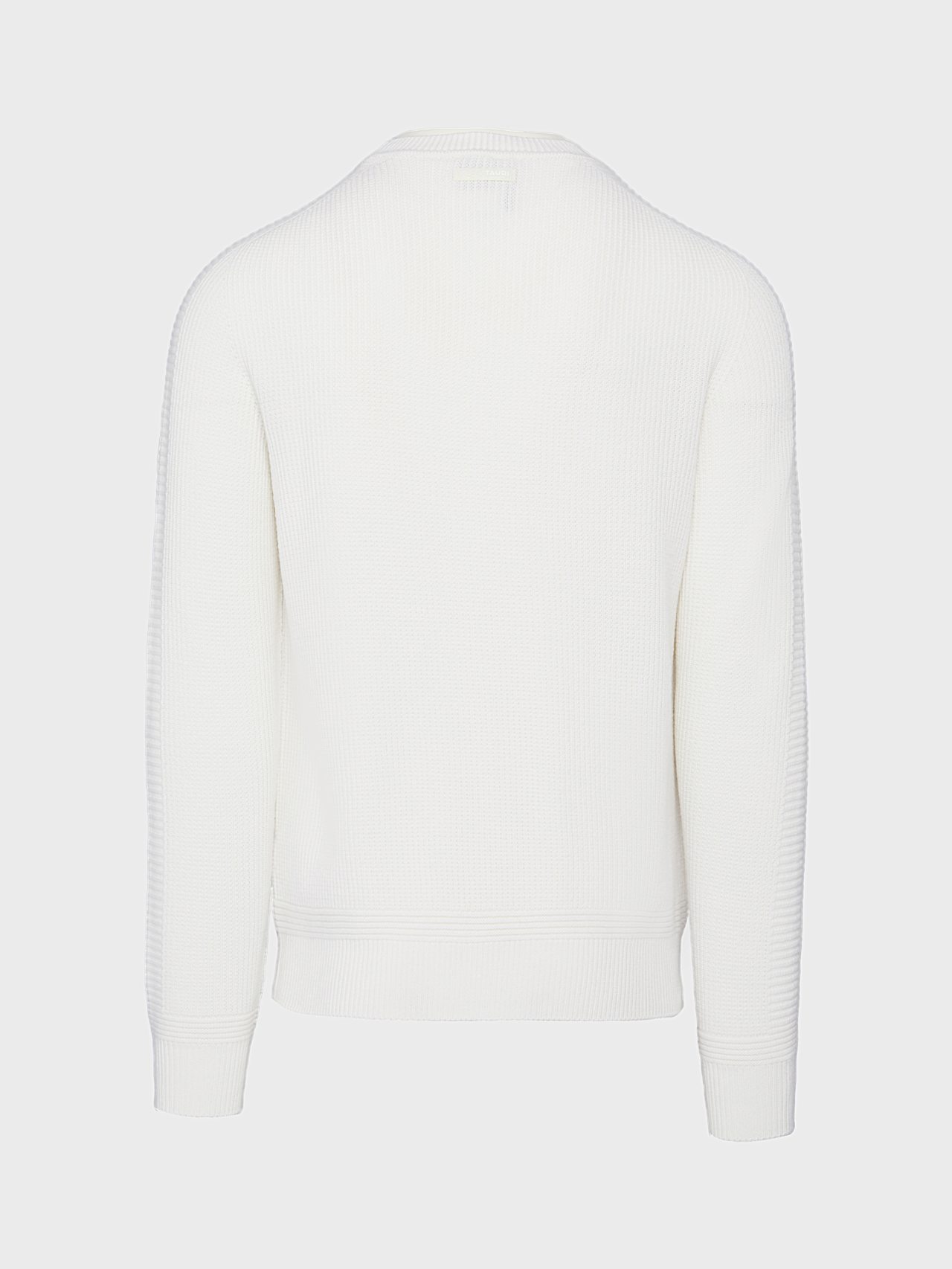 AlphaTauri | FOX V1.Y9.02 | Sweat-shirt épais ras du cou en maille 3D sans couture in White for Homme