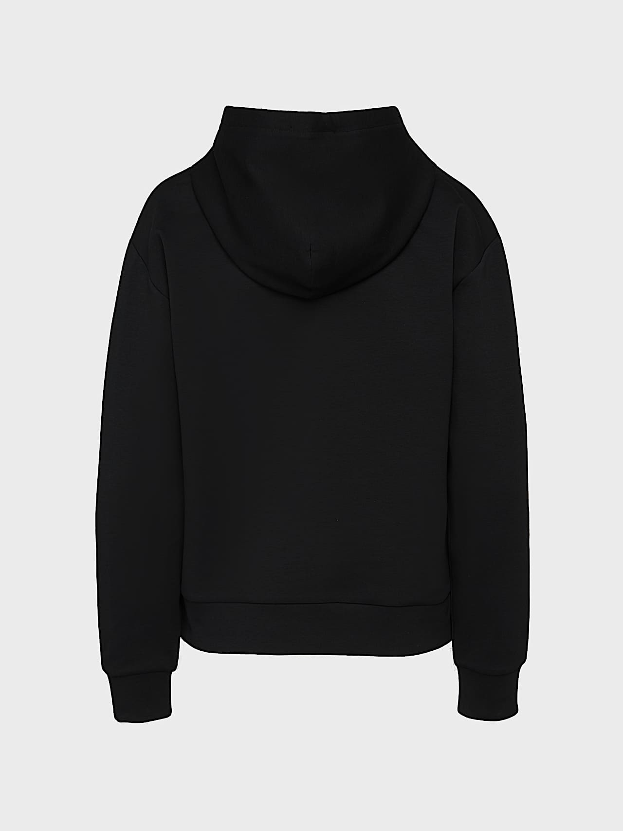 AlphaTauri | SURI V1.Y9.02 | Sweat-shirt à capuche coupe décontractée en maille interlock in Black for Femme