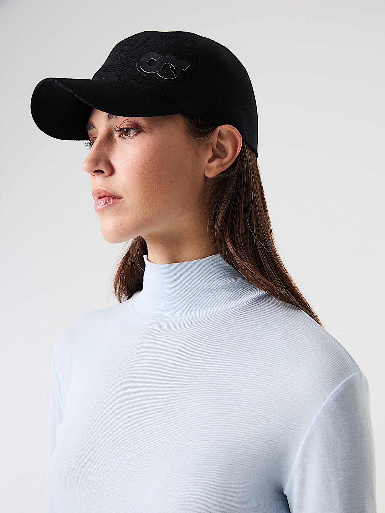 AlphaTauri | SUE V1.Y9.02 | Dolcevita a maniche lunghe vestibilità aderente in Sky Blue for Donna