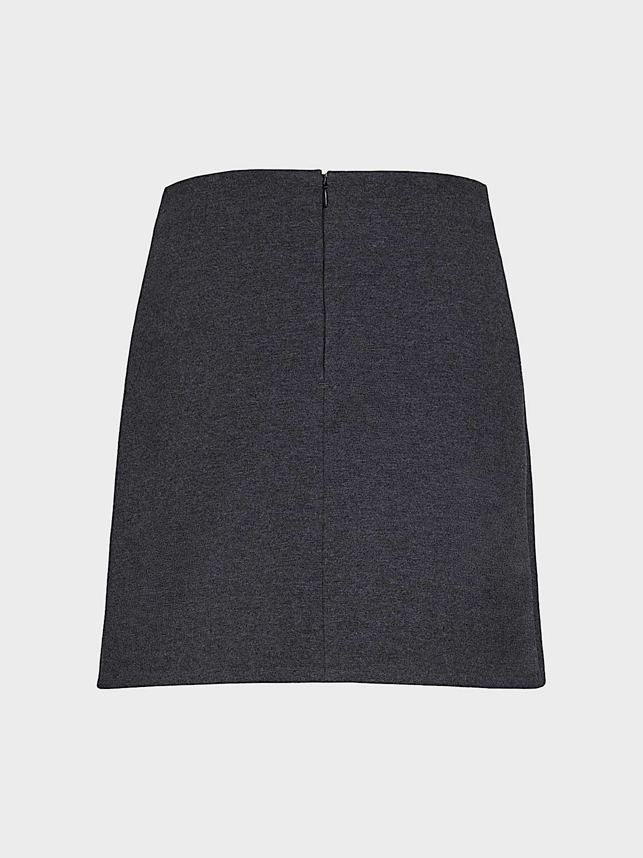 AlphaTauri | POE V1.Y9.02 | Cotton-blend Mini Skirt in Dark Grey Melange for Women