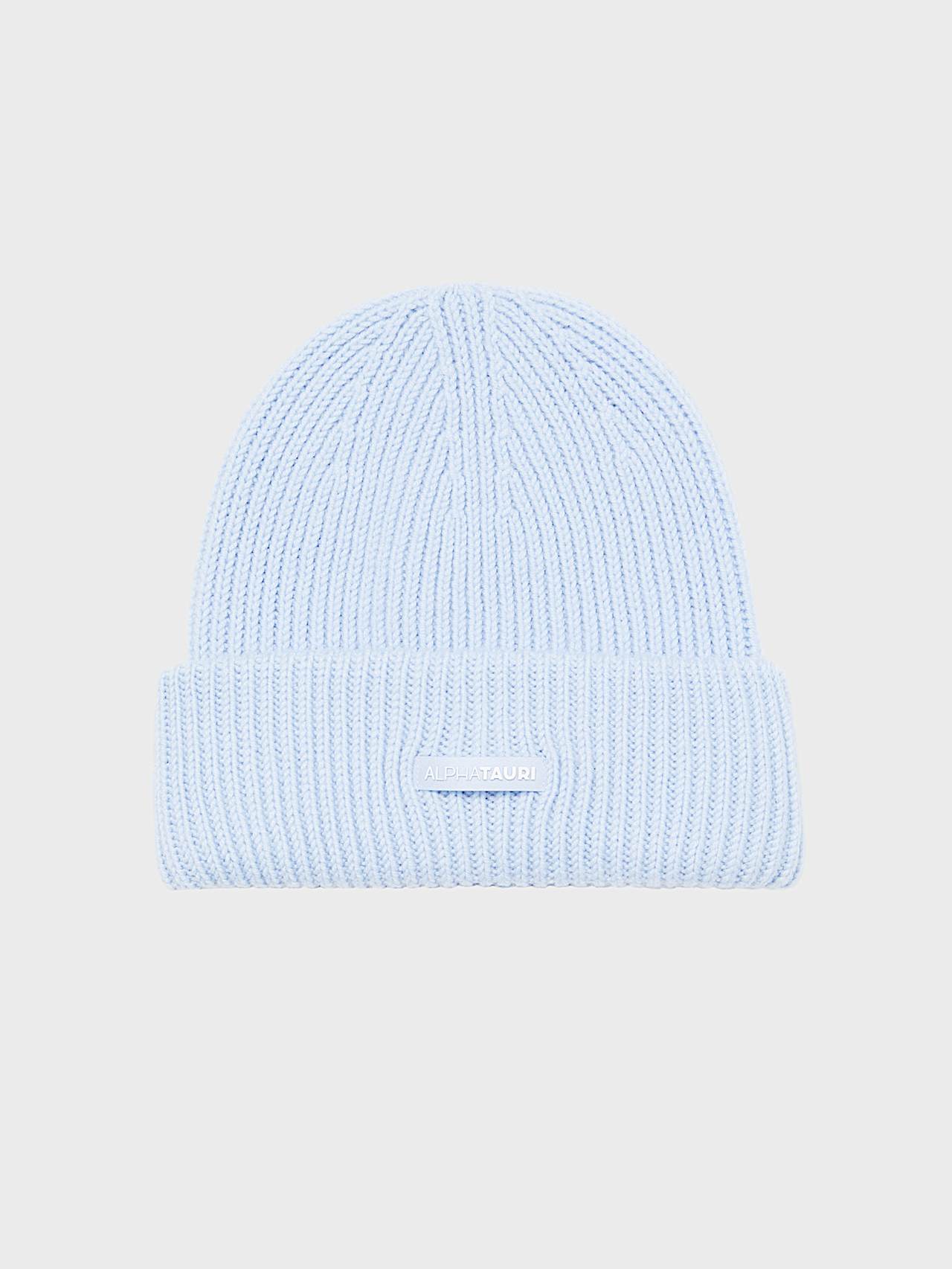 AlphaTauri | ARI V1.Y9.02 | Chunky Knitted Beanie in Sky Blue for Unisex