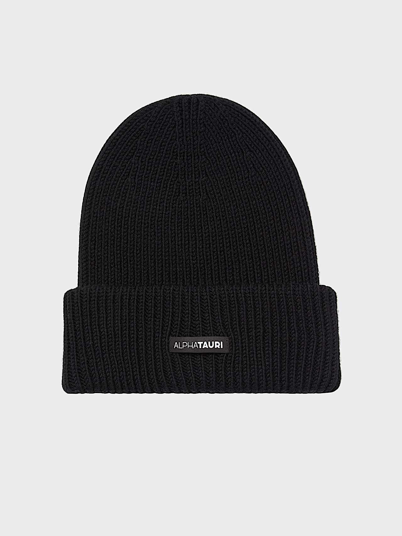 AlphaTauri | ARI V1.Y9.02  | Beanie in Grobstrick in Schwarz für Unisex