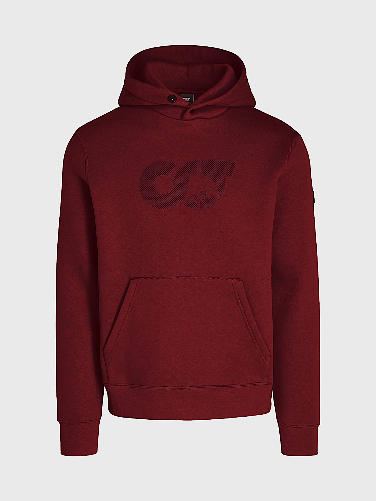 AlphaTauri | SHERO V2.Y8.02 | Signature Logo Hoodie in Dark Berry for Hombre AlphaTauri | SHERO V2.Y8.02 | Signature Logo Hoodie in Dark Berry for Hombre
