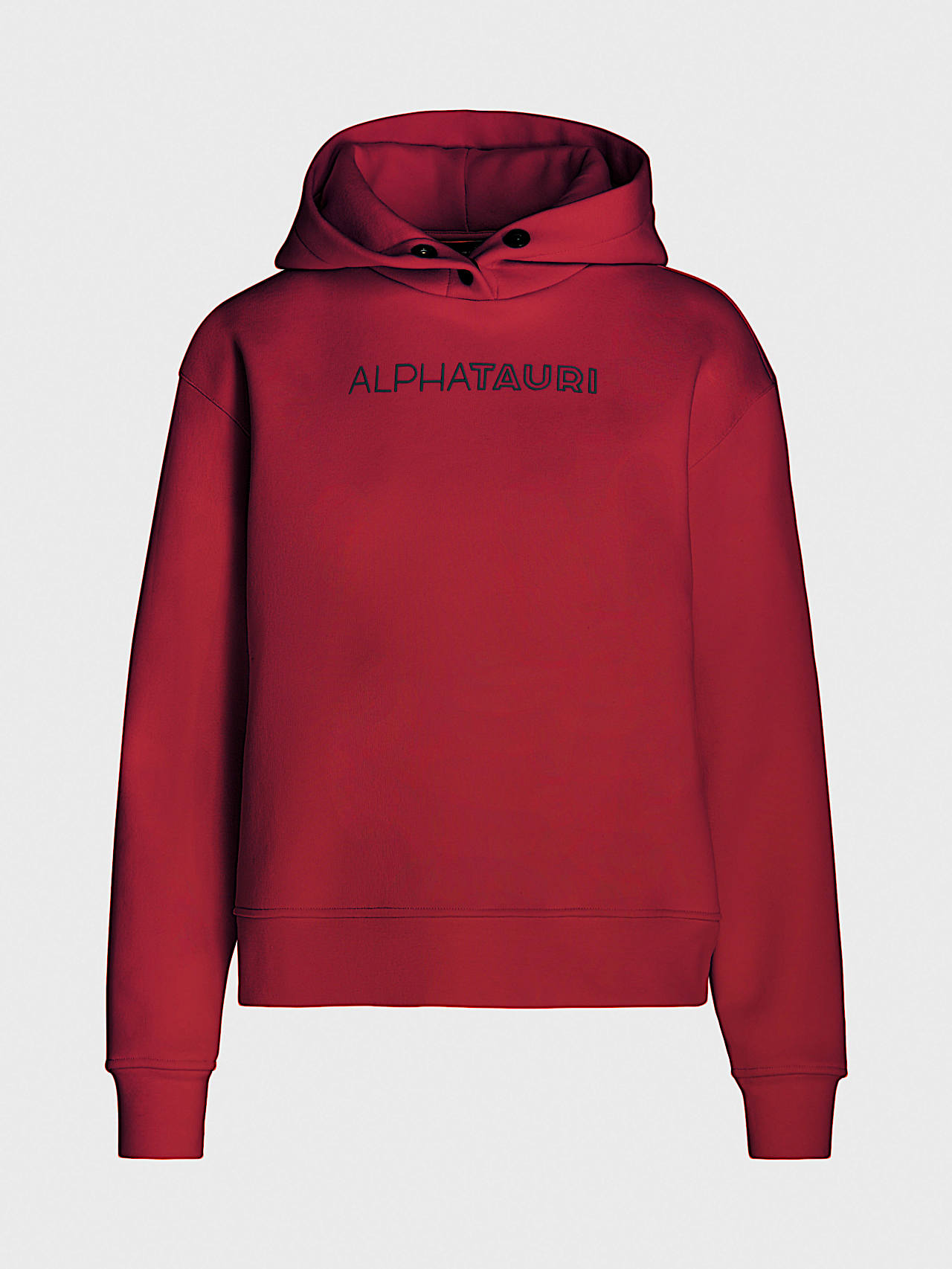 AlphaTauri | SERA V1.Y8.02 | Signature Logo Hoodie in Dark Berry for Mujer AlphaTauri | SERA V1.Y8.02 | Signature Logo Hoodie in Dark Berry for Mujer
