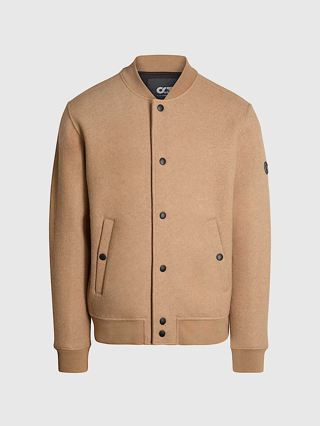 AlphaTauri | OBEL V1.Y9.02 | Bonded Wool Bomber Jacket with Wooltech® in Camel for Men