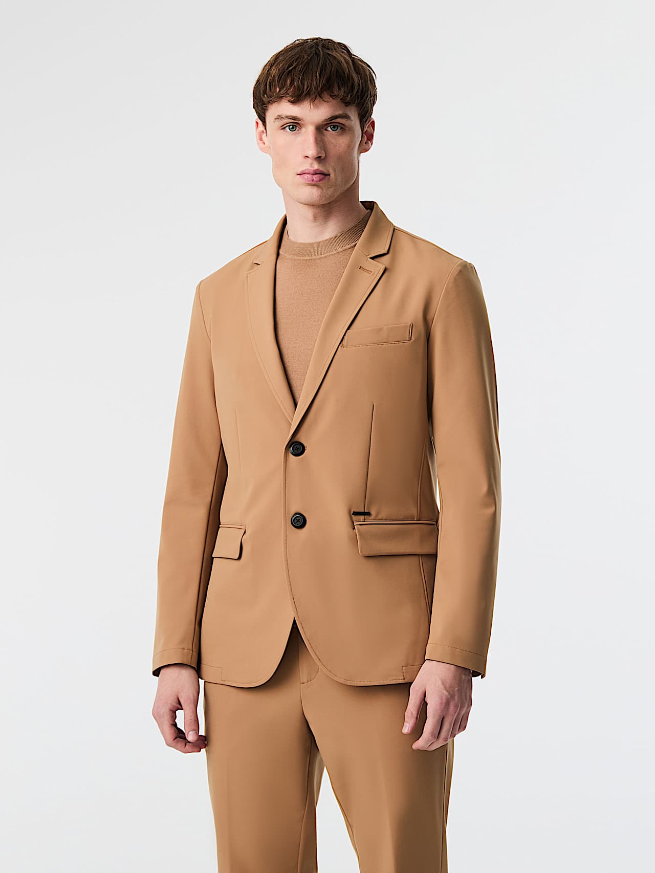 AlphaTauri | OSINA V2.Y9.02 | Performance Stretch Blazer in Camel for Men