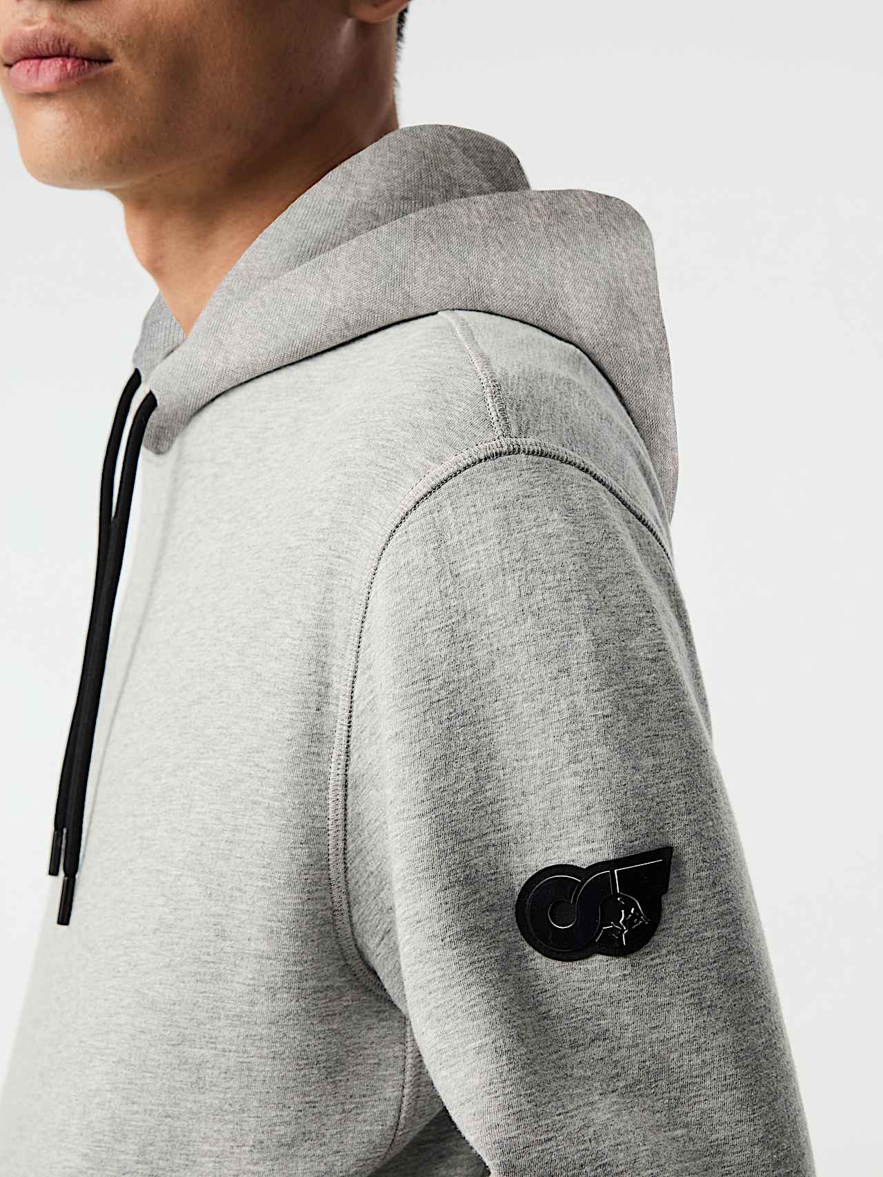 AlphaTauri | SEFOR V1.Y9.02 | Relaxed Fit Hoodie in Heather Grey for Hombre AlphaTauri | SEFOR V1.Y9.02 | Relaxed Fit Hoodie in Heather Grey for Hombre