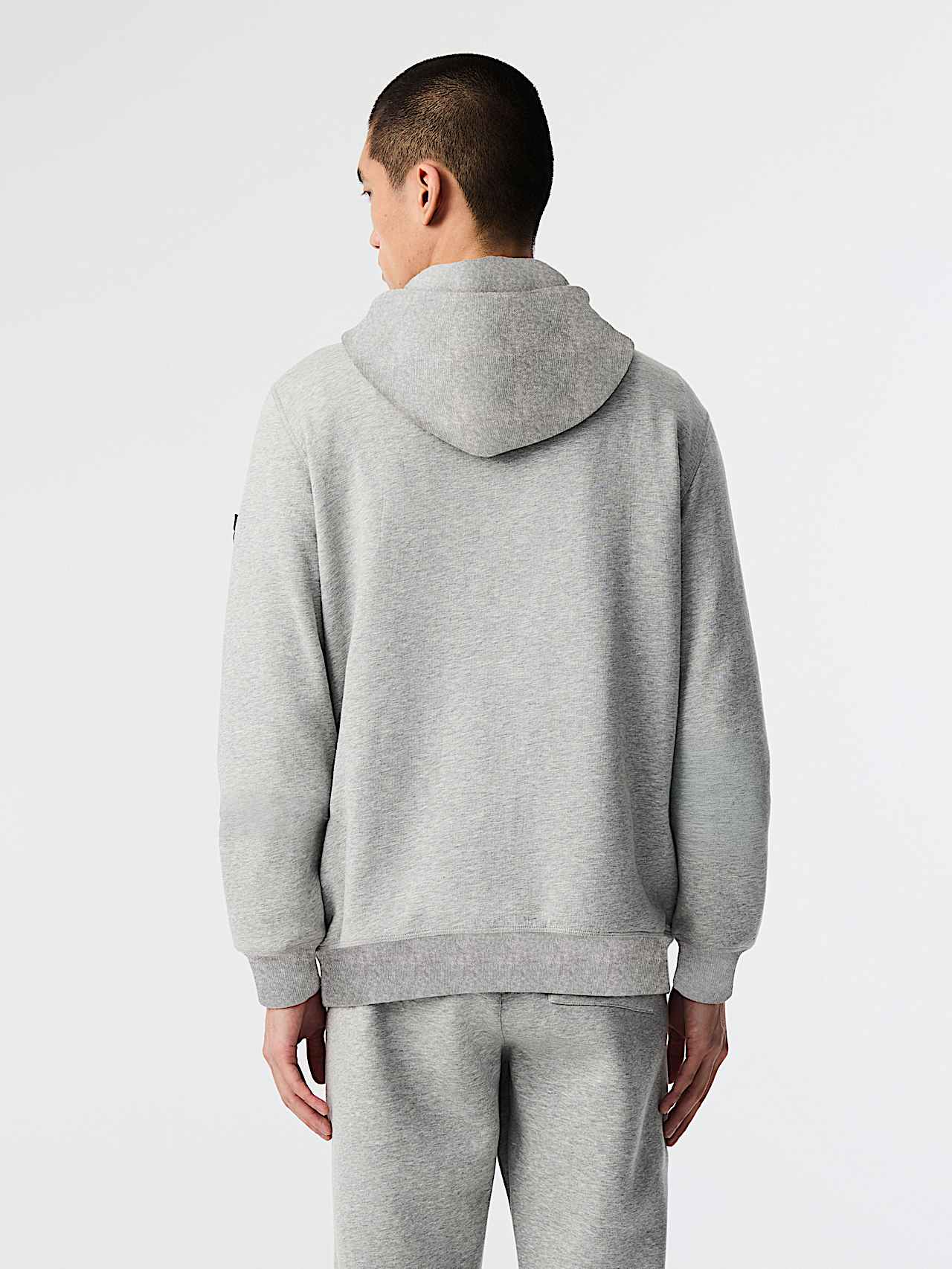 AlphaTauri | SEFOR V1.Y9.02 | Relaxed Fit Hoodie in Heather Grey for Hombre AlphaTauri | SEFOR V1.Y9.02 | Relaxed Fit Hoodie in Heather Grey for Hombre