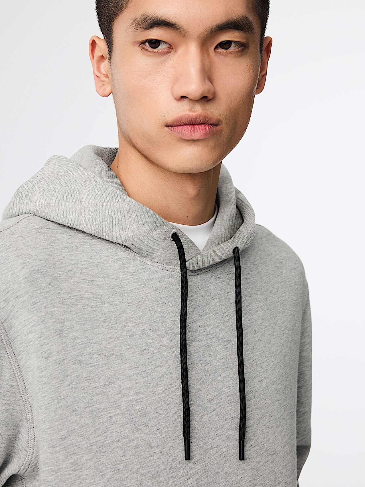 AlphaTauri | SEFOR V1.Y9.02 | Relaxed Fit Hoodie in Heather Grey for Hombre AlphaTauri | SEFOR V1.Y9.02 | Relaxed Fit Hoodie in Heather Grey for Hombre
