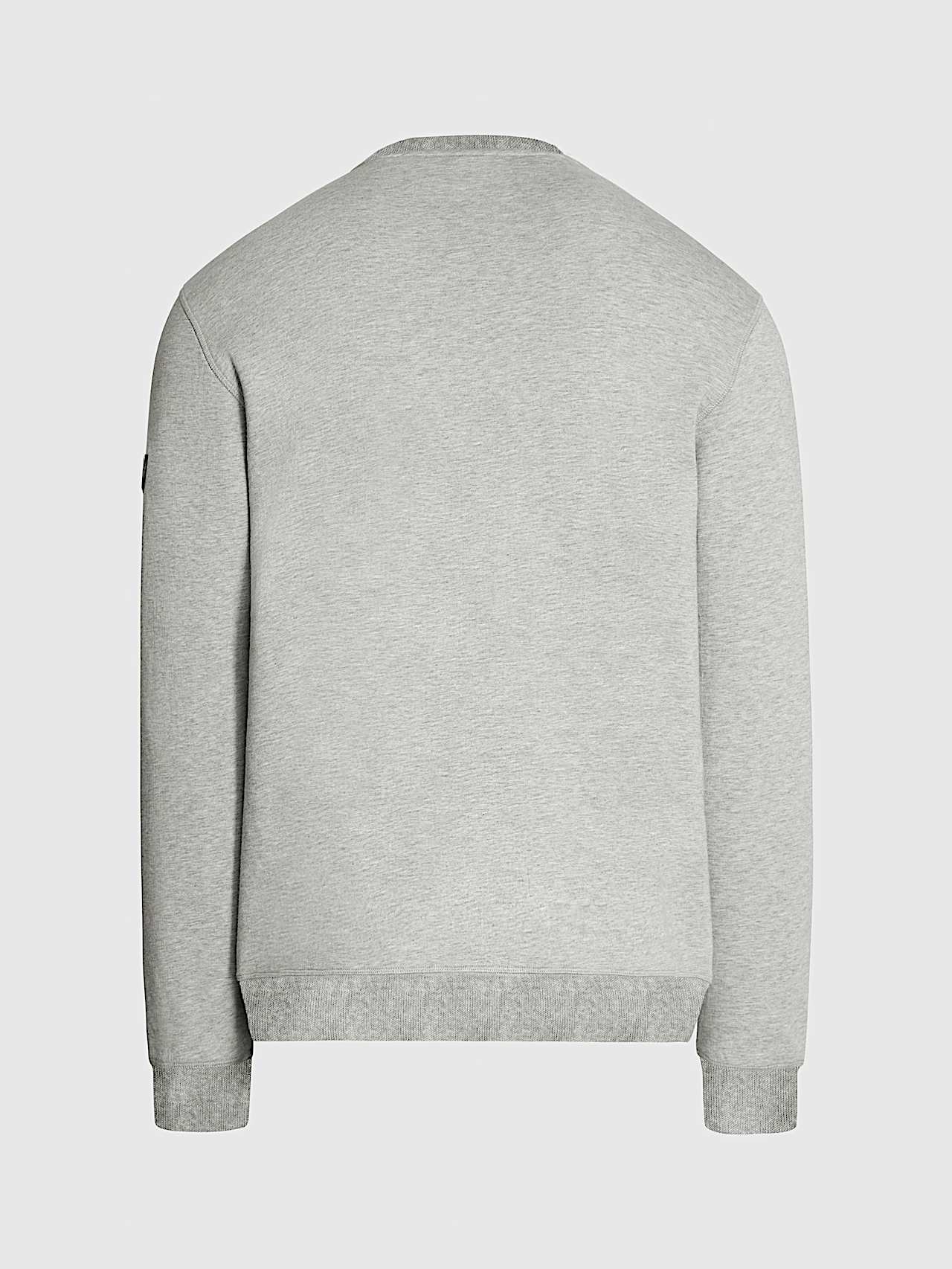 AlphaTauri | SEFAR V1.Y9.02 | Relaxed Fit Crewneck Sweatshirt in Heather Grey for Hombre AlphaTauri | SEFAR V1.Y9.02 | Relaxed Fit Crewneck Sweatshirt in Heather Grey for Hombre