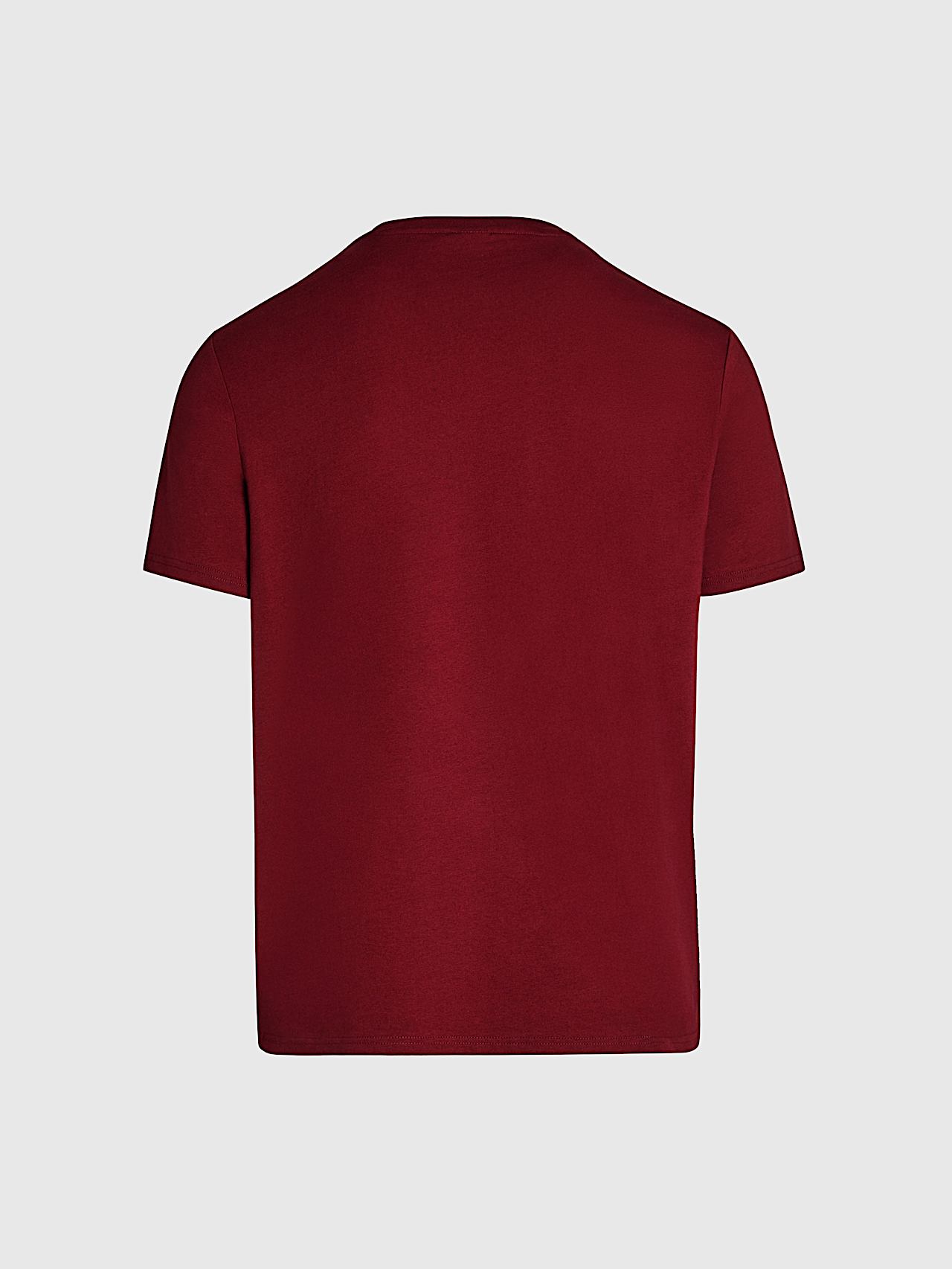 AlphaTauri | JOTTA V2.Y9.02 | Organic Cotton Logo T-Shirt in Dark Berry for Homme AlphaTauri | JOTTA V2.Y9.02 | Organic Cotton Logo T-Shirt in Dark Berry for Homme