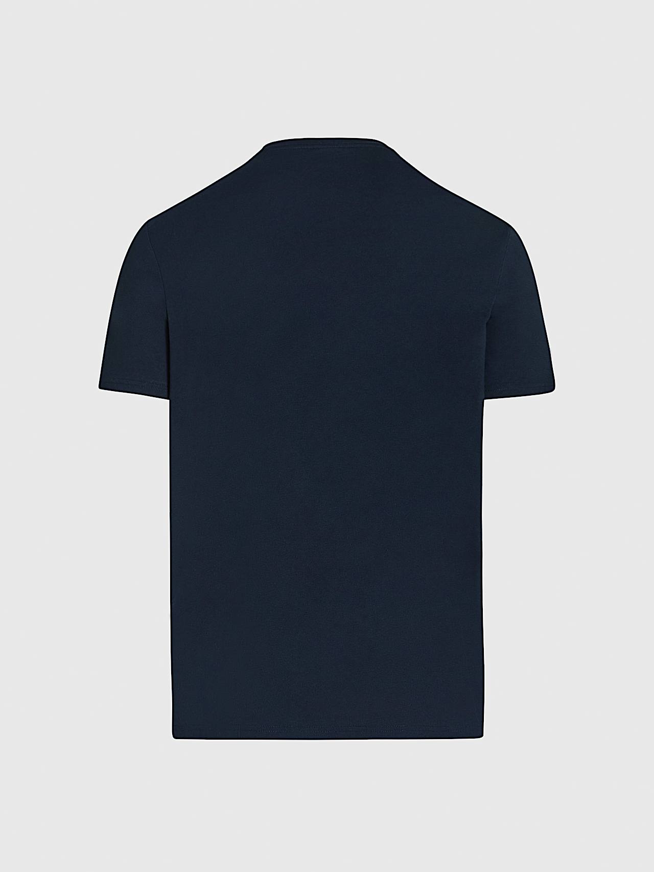 AlphaTauri | JOTTA V2.Y9.02 | Organic Cotton Logo T-Shirt in Dark Navy for Homme AlphaTauri | JOTTA V2.Y9.02 | Organic Cotton Logo T-Shirt in Dark Navy for Homme