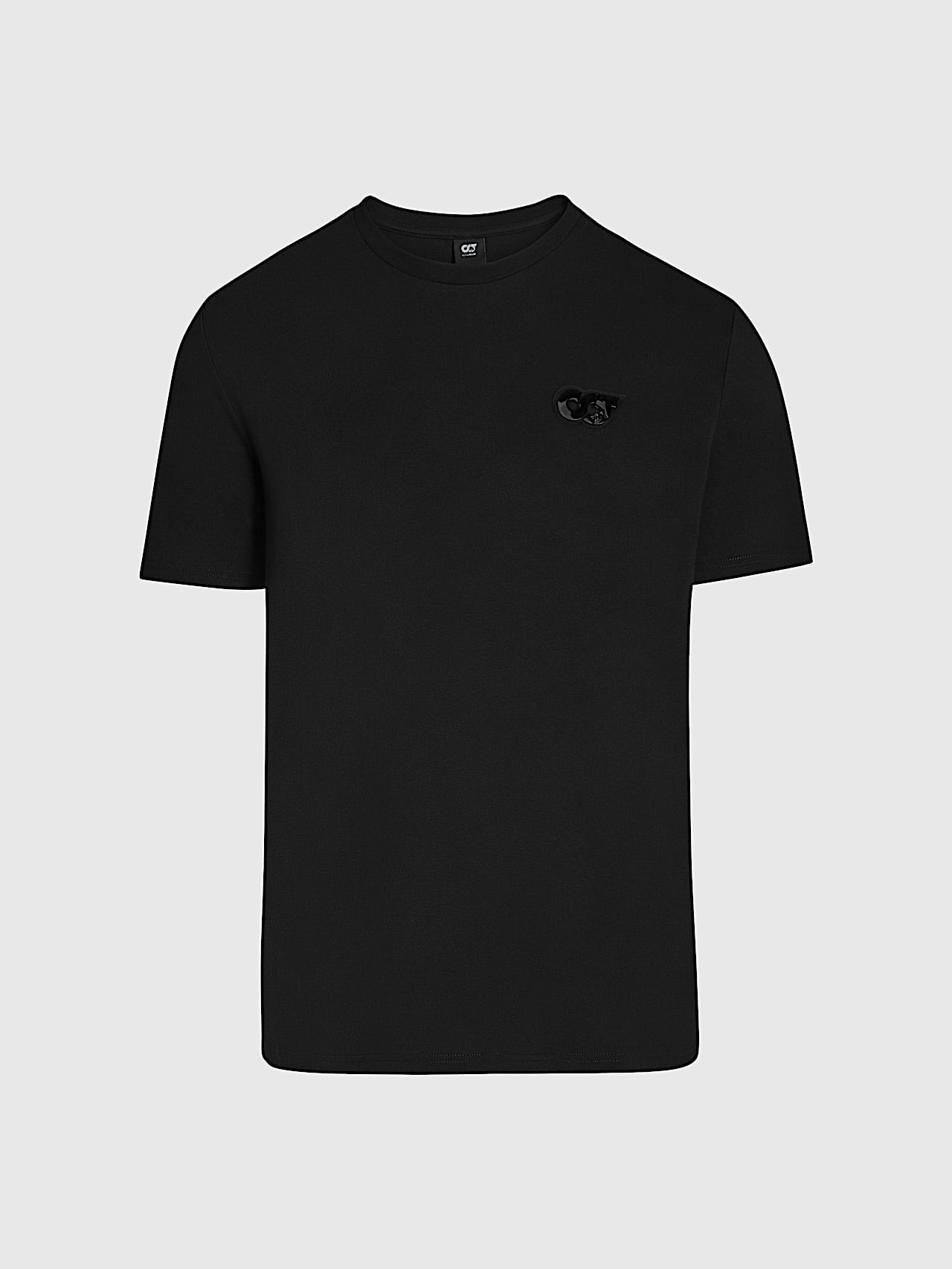 AlphaTauri | JOTTA V2.Y9.02 | Organic Cotton Logo T-Shirt in Black for Homme AlphaTauri | JOTTA V2.Y9.02 | Organic Cotton Logo T-Shirt in Black for Homme