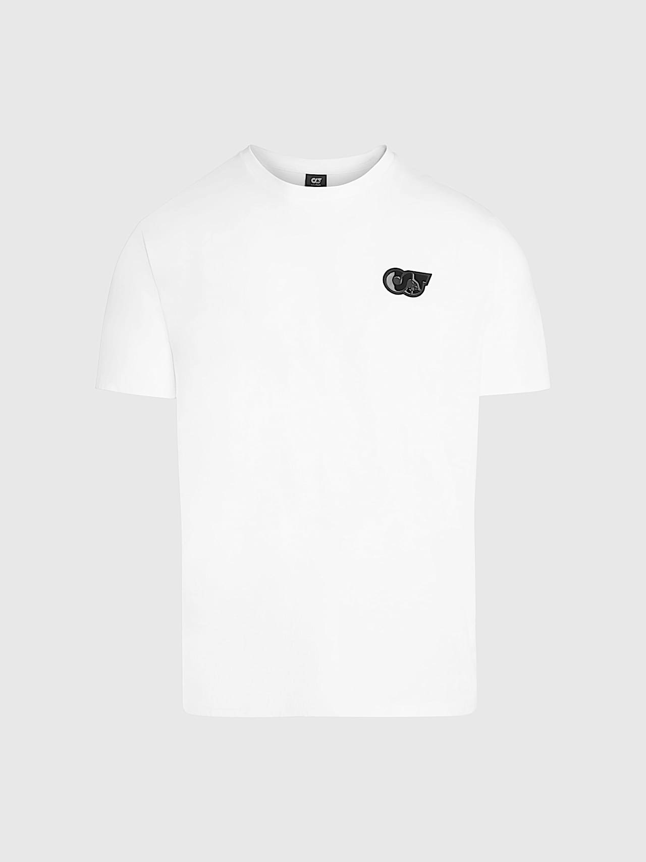 AlphaTauri | JOTTA V2.Y9.02 | Organic Cotton Logo T-Shirt in White for Homme AlphaTauri | JOTTA V2.Y9.02 | Organic Cotton Logo T-Shirt in White for Homme