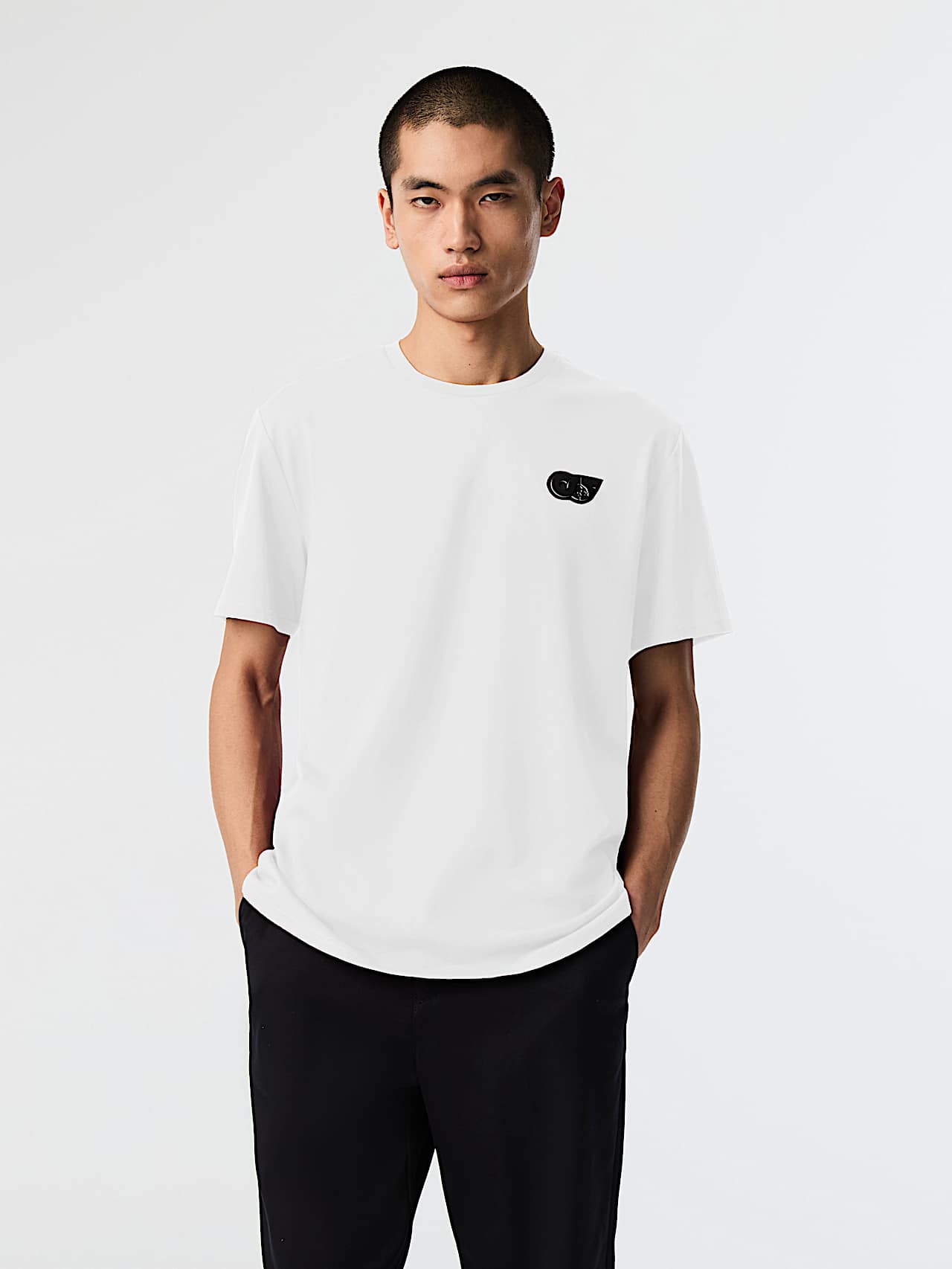 AlphaTauri | JOTTA V2.Y9.02 | T-Shirt aus Bio-Baumwolle mit Logo in White für Herren