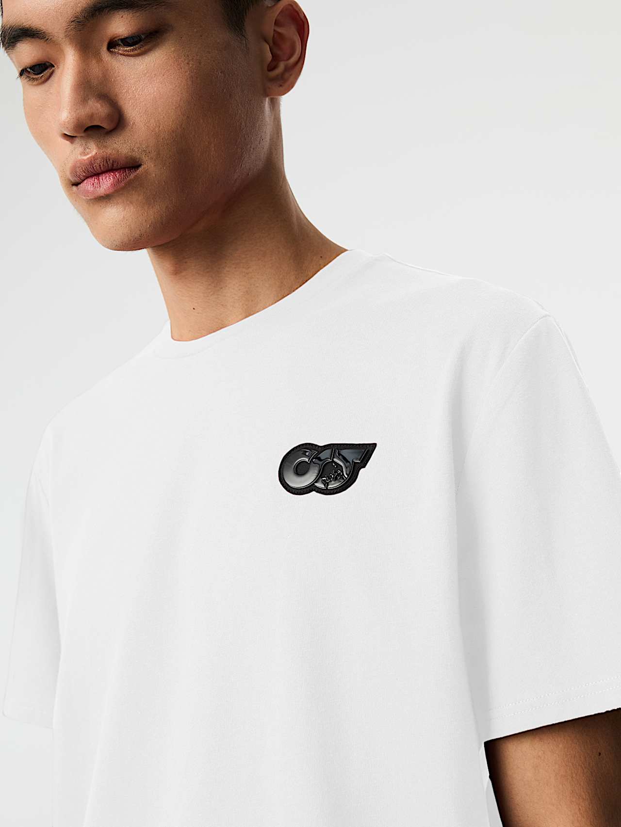 AlphaTauri | JOTTA V2.Y9.02 | T-shirt con logo in cotone biologico in White for Uomo