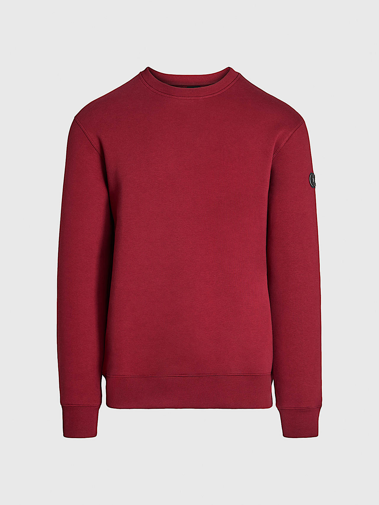 AlphaTauri | SERUA V3.Y9.02 | Signature Logo Crewneck Sweatshirt in Dark Berry for Hombre AlphaTauri | SERUA V3.Y9.02 | Signature Logo Crewneck Sweatshirt in Dark Berry for Hombre